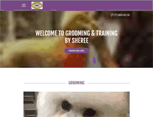 Tablet Screenshot of groomingbysheree.com